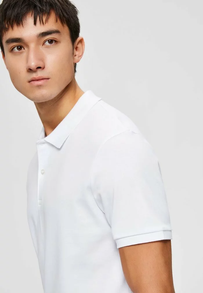 Selected Homme Polo - Bright White 4 Selected Homme Polo - Bright White – Image 4