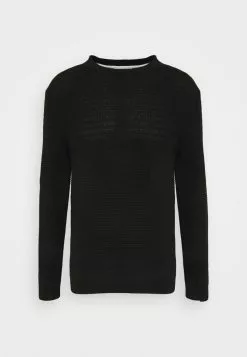 Selected Homme SLHCONRAD CREW NECK - Pullover - Black -Selected Homme Soldes Boutique 45b549e0031647b78b2b882c54eab797