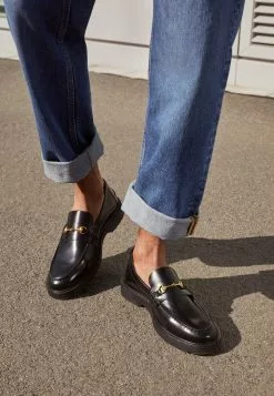 Selected Homme SLHTIM HORSEBIT LOAFER - Mocassins - Black -Selected Homme Soldes Boutique 46931ff716574499b70327d5015f65f4