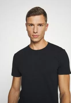 Selected Homme SLHNEWPIMA O NECK TEE 3 PACK - T-shirt Basique - Black -Selected Homme Soldes Boutique 469d508b54ac47d682c16395c2089819