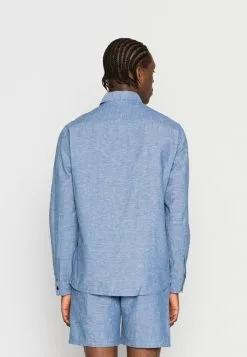 Selected Homme BERLIN OVERSHIRT - Chemise - Medium Blue Denim -Selected Homme Soldes Boutique 46bf719824274156995a0e18815833b6