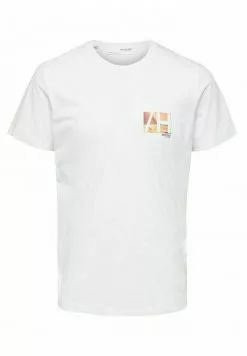 Selected Homme T-shirt Imprimé - White 9 Selected Homme T-shirt Imprimé - White -Selected Homme Soldes Boutique 46c676e5b3a3452a913660a810c7daef