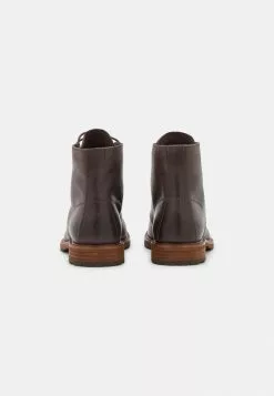 Selected Homme SLHROMAN BOOT - Bottines à Lacets - Chocolate Brown -Selected Homme Soldes Boutique 46c7f51f1d2c44a395f189f21b1288b2