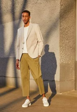 Selected Homme SLHDAVID CHUNKY TRAINER - Baskets Basses - Flint Gray