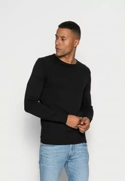 Selected Homme SLHTOWER CREW NECK - Pullover - Black