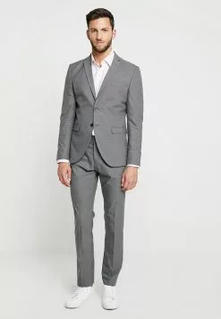 Selected Homme SHDNEWONE MYLOLOGAN SLIM FIT - Costume - Medium Grey Melange