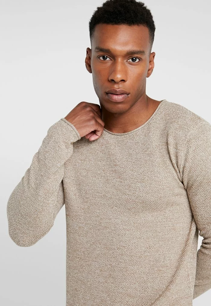 Selected Homme SLHROCKY - Pullover - Sepia/light Grey Melange 5 Selected Homme SLHROCKY - Pullover - Sepia/light Grey Melange – Image 5