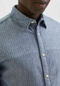 Selected Homme SLHSLIMPUMP SHIRT STRIPES - Chemise Classique - Dark Blue -Selected Homme Soldes Boutique 481530a8ad5142d58cef9d70fae12ef3
