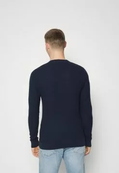 Selected Homme SLHMACK CREW NECK CAMP - Pullover - Sky Captain -Selected Homme Soldes Boutique 482fad39507c43c39faa9ce67a31ad50