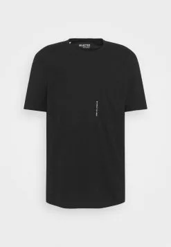 Selected Homme SLHRELAXFREDDIE POCKET ONECK - T-shirt Imprimé - Black 11 Selected Homme SLHRELAXFREDDIE POCKET ONECK - T-shirt Imprimé - Black -Selected Homme Soldes Boutique 487401017c7a4bccbfb53b275ea9e307