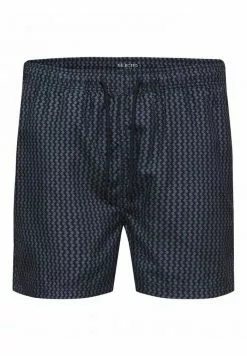 Selected Homme BEDRUKTE - Short De Bain - Sky Captain -Selected Homme Soldes Boutique 488cc0759e424d7e900eff86fd1a097c