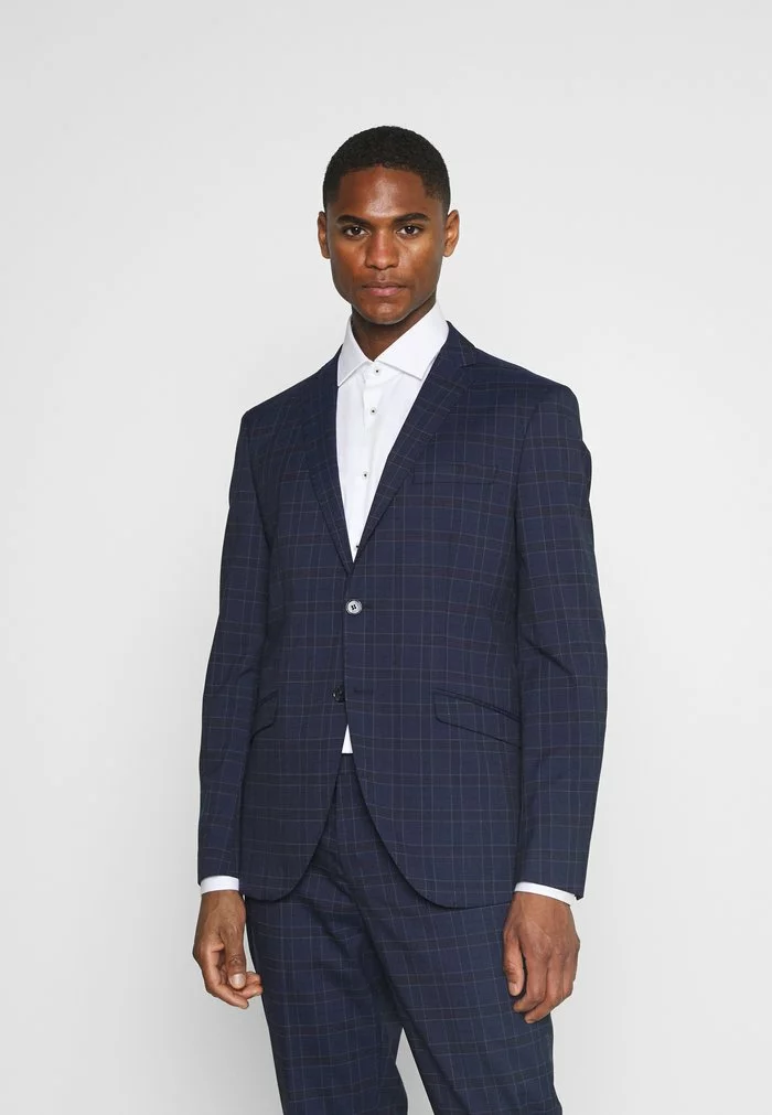 Selected Homme SLHSLIM KYLELOGAN SET - Costume - Navy Blue/light Blue 3 Selected Homme SLHSLIM KYLELOGAN SET - Costume - Navy Blue/light Blue – Image 3