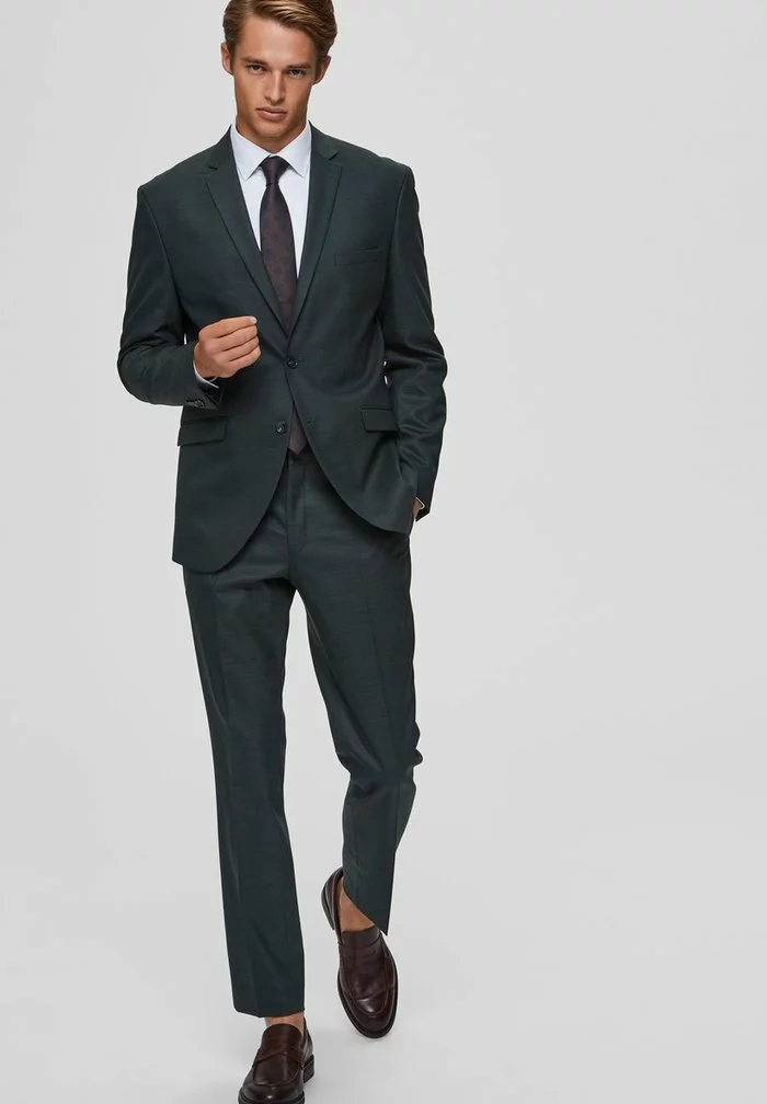 Selected Homme SLIM FIT - Pantalon De Costume - Dark Green 2 Selected Homme SLIM FIT - Pantalon De Costume - Dark Green – Image 2