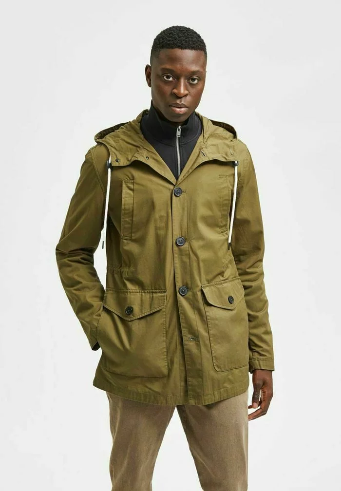Selected Homme Parka - Winter Moss 1 Selected Homme Parka - Winter Moss