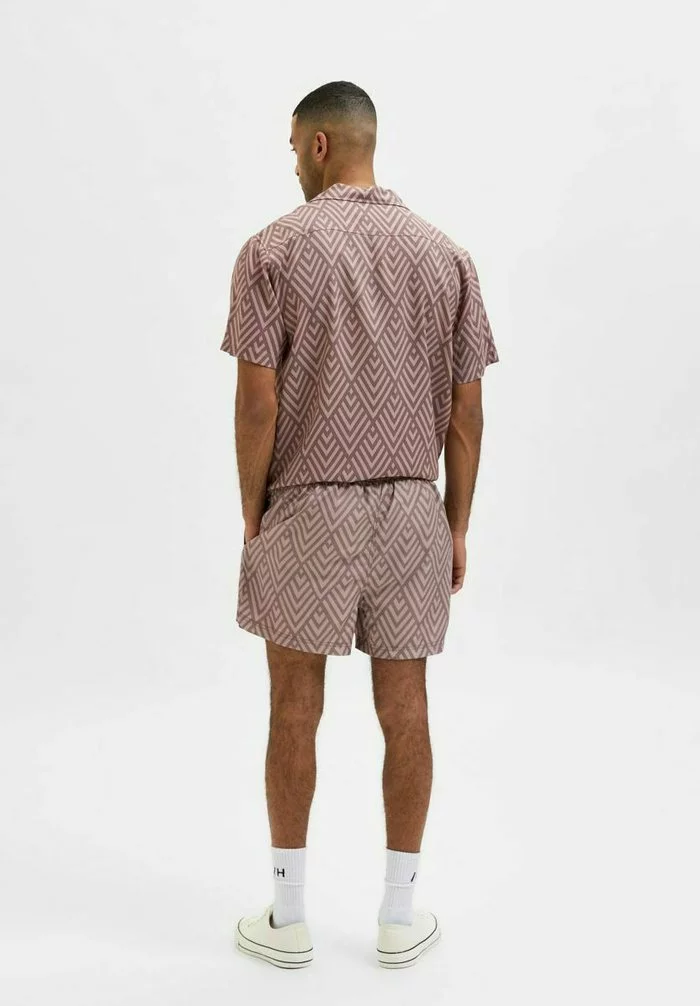 Selected Homme BEDRUKTE - Short De Bain - Twilight Mauve 3 Selected Homme BEDRUKTE - Short De Bain - Twilight Mauve – Image 3