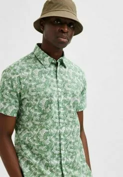 Selected Homme FLORAL - Chemise - Granite Green -Selected Homme Soldes Boutique 4a5154bae011405290b440264a14b61a
