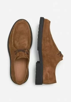 Selected Homme Chaussures à Lacets - Cognac -Selected Homme Soldes Boutique 4b3183454993490985bf2cf193c7e3d2