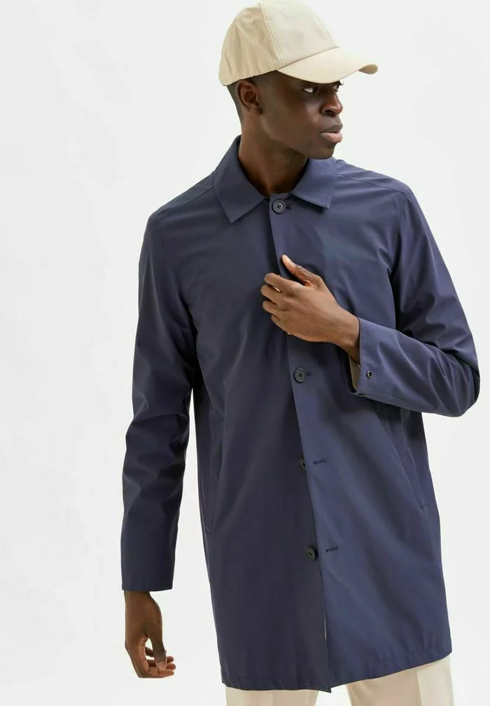 Selected Homme SLHALTIN CAR - Manteau Court - Sky Captain 4 Selected Homme SLHALTIN CAR - Manteau Court - Sky Captain – Image 4