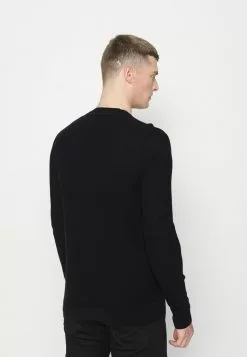 Selected Homme SLHMACK CREW NECK CAMP - Pullover - Black -Selected Homme Soldes Boutique 4b89d0f81c9647caa9cecc419338e32d