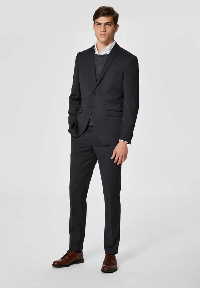 Selected Homme Veste De Costume - Grey 2 Selected Homme Veste De Costume - Grey – Image 2