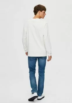 Selected Homme T-shirt à Manches Longues - Egret -Selected Homme Soldes Boutique 4cb1223b73ab492ca084b9074e15ed50