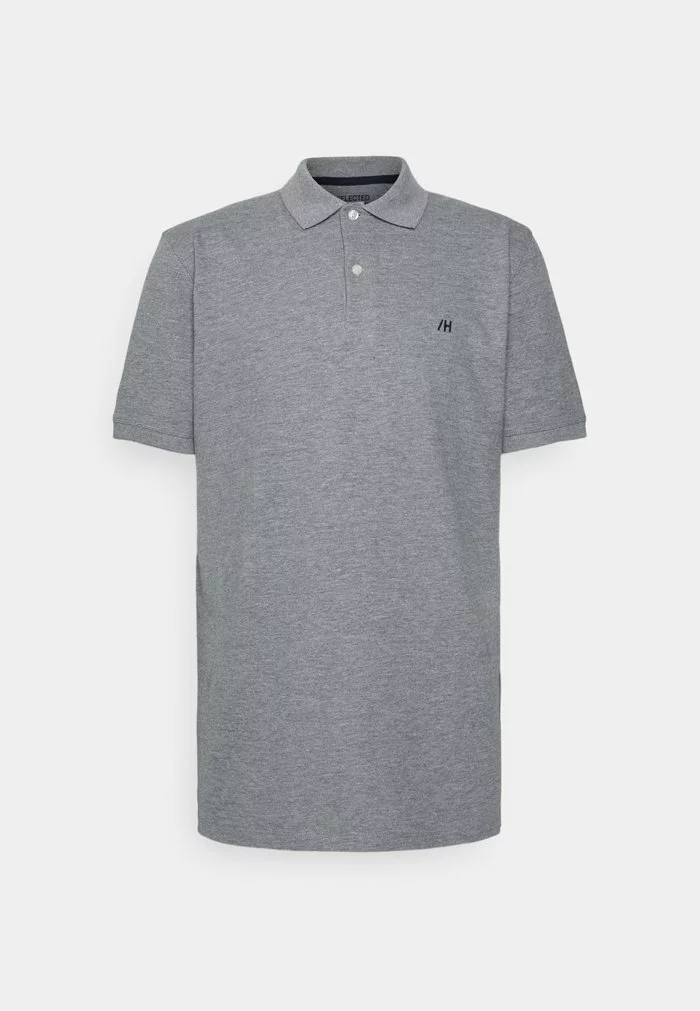 Selected Homme SLHAZE - Polo - Medium Grey Melange 4 Selected Homme SLHAZE - Polo - Medium Grey Melange – Image 4
