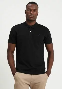 Selected Homme SLHLUKE SLIM FIT - Polo - Black