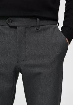 Selected Homme SLHSLIM-CARLO FLEX PANTS - Pantalon Classique - Grey Melange -Selected Homme Soldes Boutique 4d4ccbee180f45ec89086f895e450fa7