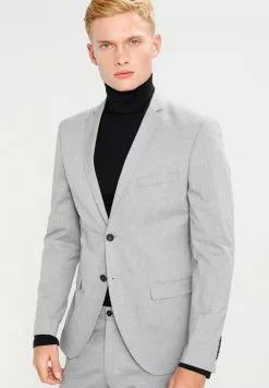 Selected Homme SHDNEWONE MYLOLOGAN SLIM FIT - Costume - Light Grey Melange