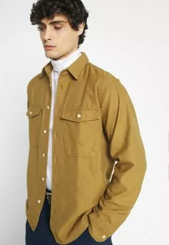 Selected Homme SLHLOOSETROY - Chemise - Dull Gold -Selected Homme Soldes Boutique 4e37f56164ea47dc9080268970ff1f4b