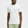 Selected Homme BESTICKTER - T-shirt Basique - Bright White