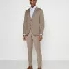Selected Homme SLHSLIM MYLOBILL STRUCTURE SUITE - Costume - Sand
