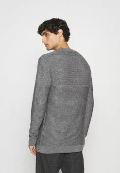 Selected Homme SLHCONRAD CREW NECK - Pullover - Jet Black -Selected Homme Soldes Boutique 4f01edbce6d54c248f5ae9a02fa686fa