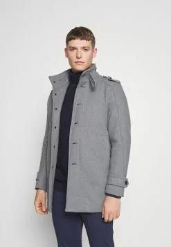 Selected Homme SLHNOAH COAT - Manteau Classique - Grey Melange