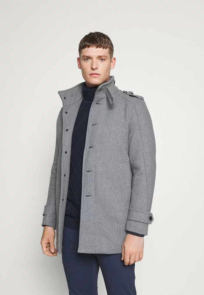 Selected Homme SLHNOAH COAT - Manteau Classique - Grey Melange 1 Selected Homme SLHNOAH COAT - Manteau Classique - Grey Melange