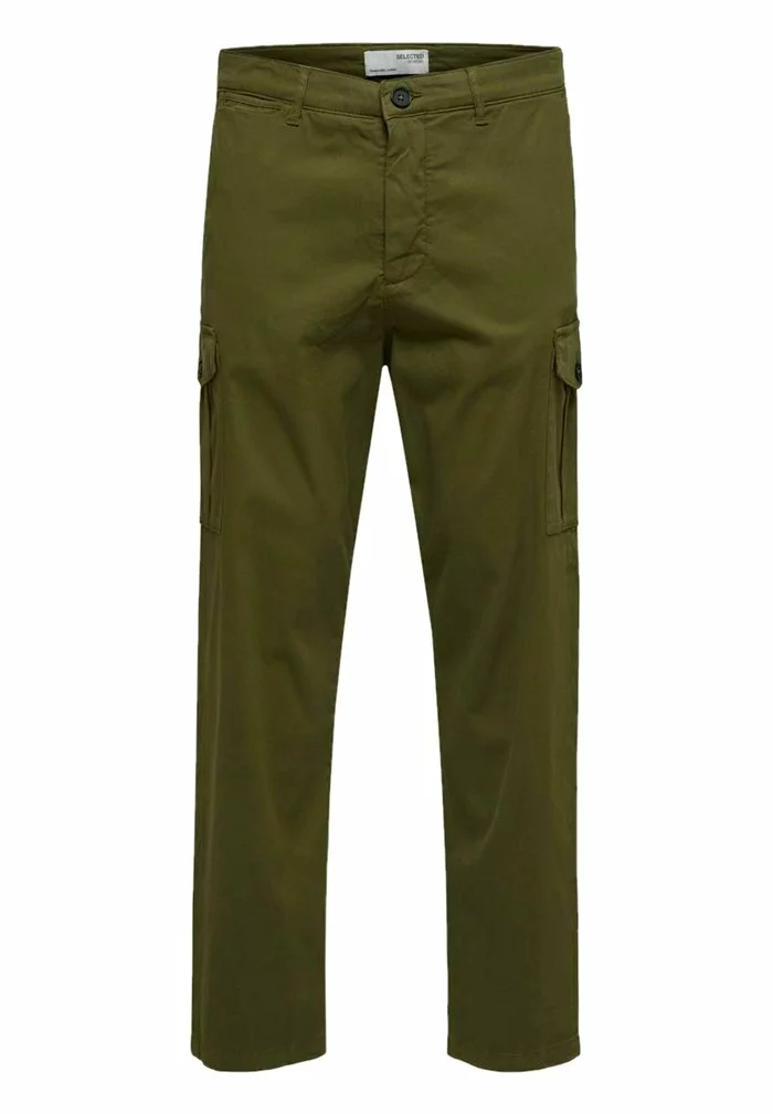 Selected Homme Pantalon Cargo - Winter Moss 6 Selected Homme Pantalon Cargo - Winter Moss – Image 6