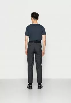 Selected Homme SLHSLIMTAPERED PETER - Pantalon Classique - Dark Grey -Selected Homme Soldes Boutique 508c5e38e07f4818b33268359212f58b
