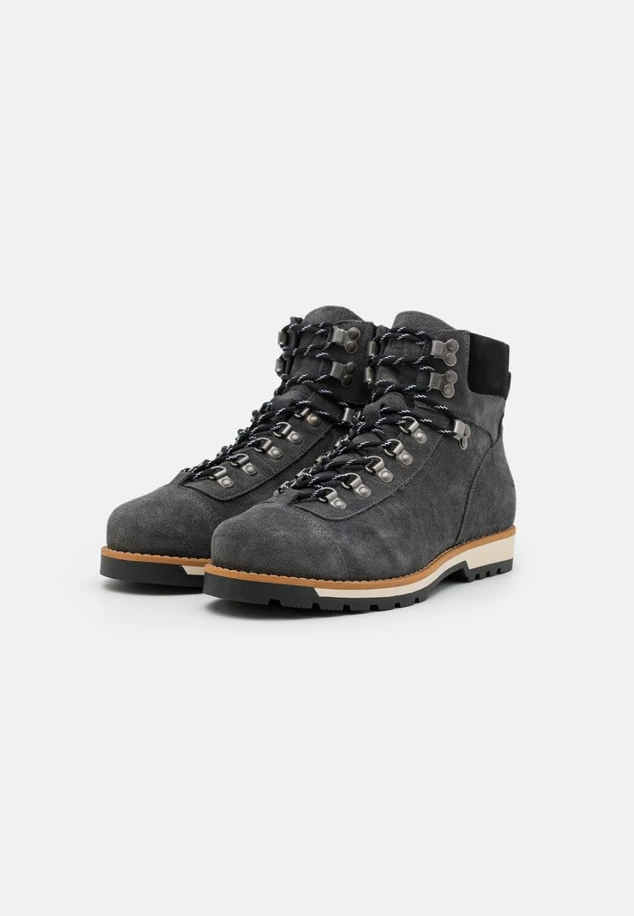 Selected Homme SLHAUGUST HIKING BOOT - Bottines à Lacets - Dark Grey 2 Selected Homme SLHAUGUST HIKING BOOT - Bottines à Lacets - Dark Grey – Image 2