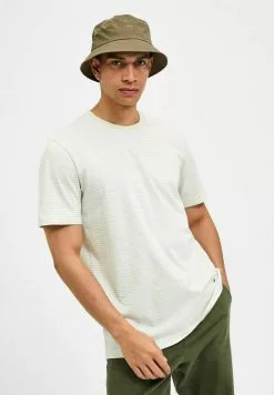 Selected Homme SLHNORMAN - T-shirt Imprimé - Light Blue -Selected Homme Soldes Boutique 51bc9bc9906a4467b48dfab73e049421