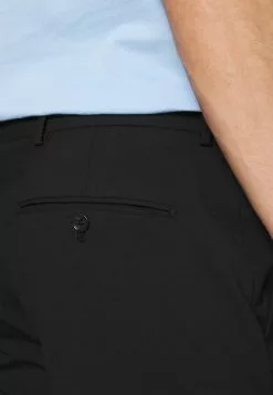 Selected Homme SLHSLIM MYLOLOGAN CROP - Pantalon Classique - Black -Selected Homme Soldes Boutique 520ad4a4b99a4d8abee10b5c137dbe5e