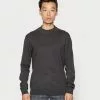 Selected Homme SLHBRADY MOCK NECK - Pullover - Dark Grey Melange