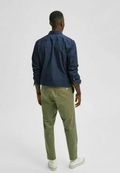 Selected Homme SLHSLIM TAPEREPTON FLEX PANTS - Chino - Deep Lichen Green -Selected Homme Soldes Boutique 53251ae895334da7987a1ac4c4a20cce
