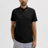 Selected Homme KURZÄRME - Polo - Black