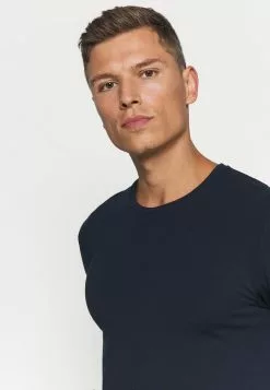 Selected Homme SLHNEWPIMA O NECK TEE 3 PACK - T-shirt Basique - Navy Blazer -Selected Homme Soldes Boutique 53f50405866b42a59902edecbfbc94d1