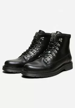 Selected Homme Bottines à Lacets - Black 9 Selected Homme Bottines à Lacets - Black -Selected Homme Soldes Boutique 541bf327ac1b4a92a6b5b91089844019