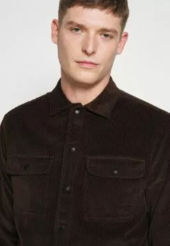 Selected Homme SLHLOOSEDECKER OVERSHIRT - Chemise - Demitasse -Selected Homme Soldes Boutique 546268f0f4e14261a461386c9578cef6