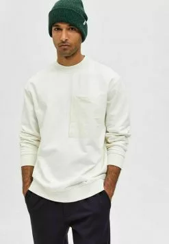 Selected Homme Sweatshirt - Egret -Selected Homme Soldes Boutique 5484f5ab41e748d9be0ffc3f8dbe28da
