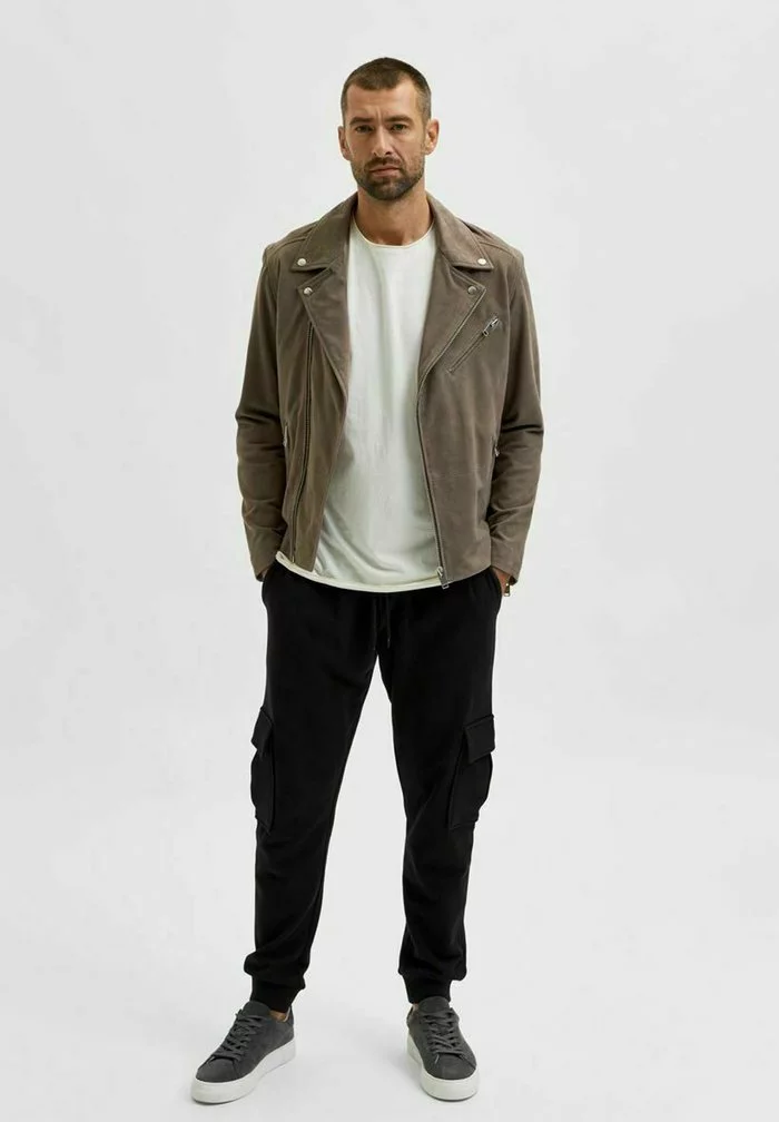 Selected Homme ICONIC - Veste En Cuir - Morel 2 Selected Homme ICONIC - Veste En Cuir - Morel – Image 2