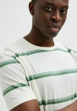 Selected Homme T-shirt Imprimé - Granite Green -Selected Homme Soldes Boutique 54ca26cfc3e64a729631b05a6a0f1285
