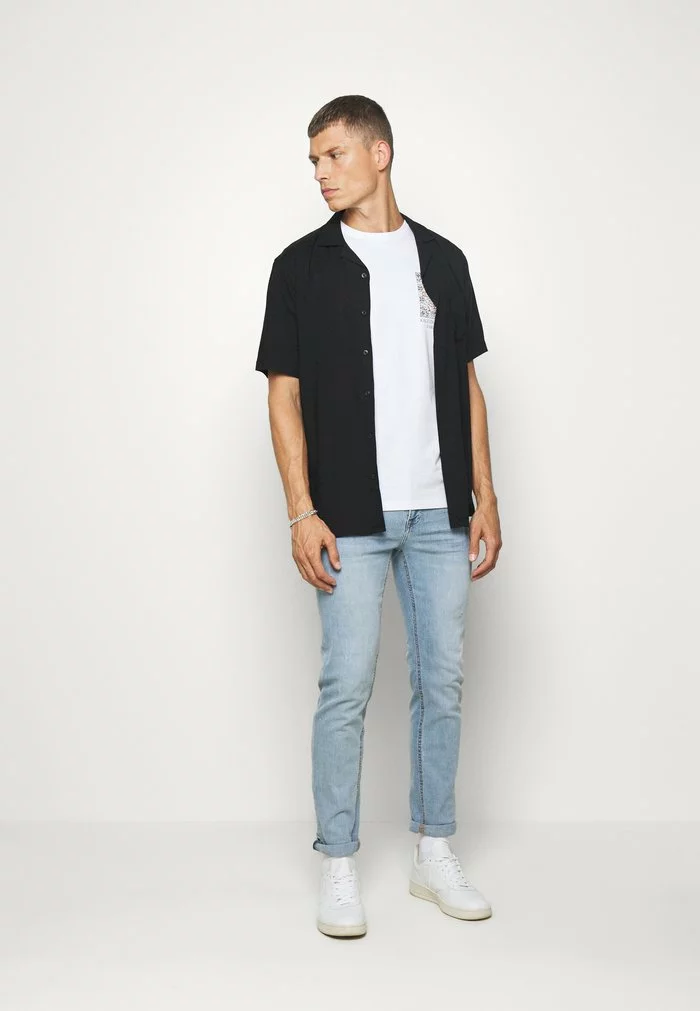 Selected Homme SLHCITY ONECK TEE - T-shirt Imprimé - Bright White 2 Selected Homme SLHCITY ONECK TEE - T-shirt Imprimé - Bright White – Image 2